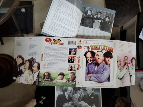 The Three Stooges Collectors Edition DVD 4 Disc Set Combined Shipping Available - Picture 3 of 5