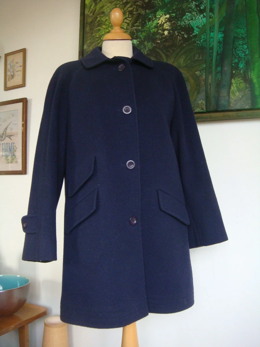 Blue crombie coat cheap