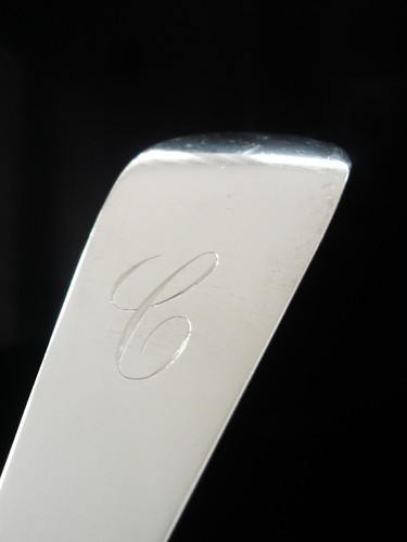 Antique Sterling Silver Soup Ladle, London 1892, John Aldwinckle & Thomas Slater - Picture 4 of 12