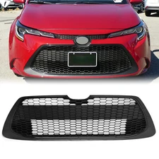For 2020 2021 Toyota Corolla LE XLE Front Lower Bumper Grille Black Trim Factory