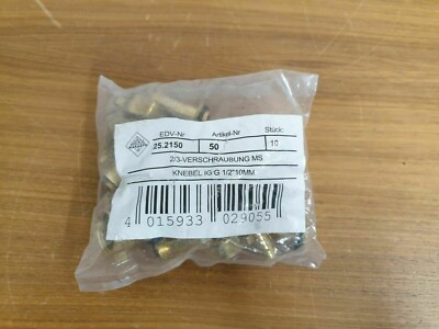 10Stk (1Stk/6eur) GEKA plus 2/3 Schlauchverschraubung UR