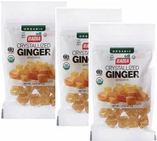 Badia® Organic Ginger Crystallized  Candied Cubes 1.5 oz Packets (3 Pack)