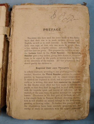 Monroes New Third Reader Antique Book Circa 1900 E H Butler Philadelphia O AS IS - Picture 9 of 12