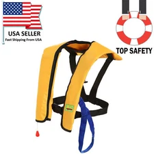 Automatic Inflatable Swimming Life Jacket Vest Fishing Life Vest Jacket Unisex