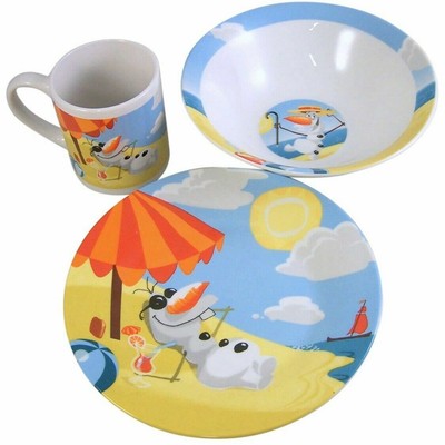 disney frozen dinnerware set