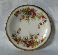 ROYAL GRAFTON ROSENGARTEN UNTERSETZER BONE CHINA SCHMUCKSCHALE GELBE UND ROTE ROSEN