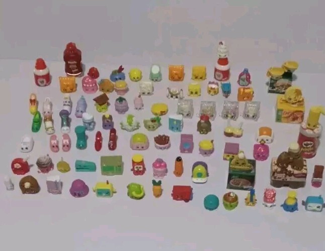 HUGE LOT OF 94 SHOPKINS Random Figures - Used -  Mixed Seasons **FREE SHIPPING**