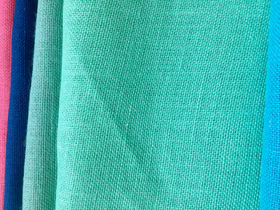 Rustikale Sackleinen Jute Läufer Hochzeit Hessisch Tischläufer 30cm breit BLAU GRÜN