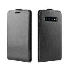 For Samsung Galaxy S10+ Mirror Horizontal Flip PU Leather Case With Holder