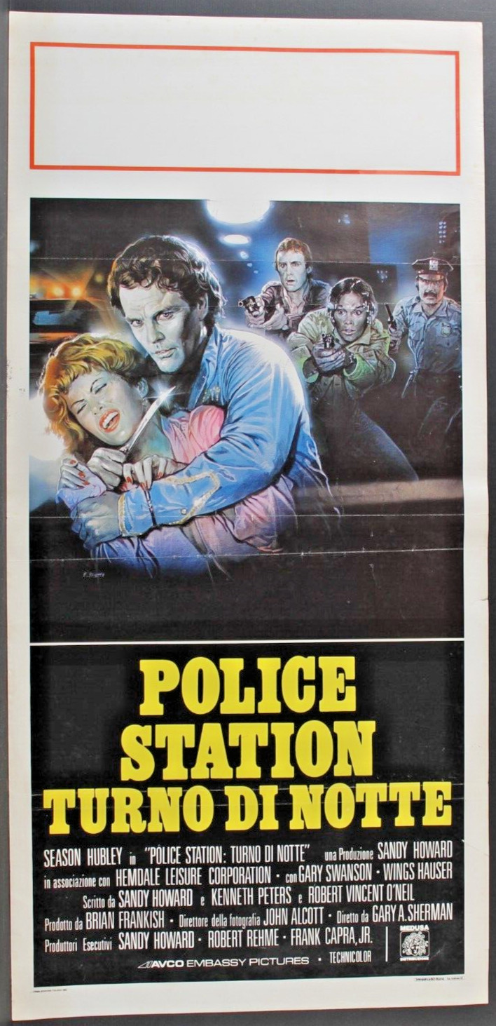 Locandina originale film Police Station: Turno di notte (1982) - Regia di Gary Sherman