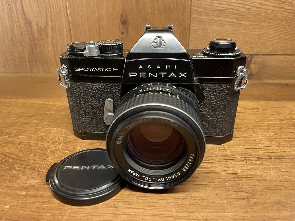 Exc+5* Pentax SPF Spotmatic F Black Film Camera SMC Takumar Exc+5* Pentax SPF Spotmatic F Black Film Camera SMC Takumar
