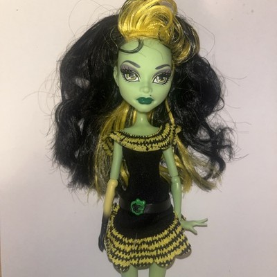Monster High Doll Create A Monster Green - black and white Hair,  Mattel