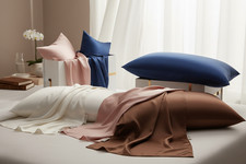 100% Pure Mulberry Silk Pillowcase 19 Momme - Anti-Aging, Hair Care, Gift Boxed.