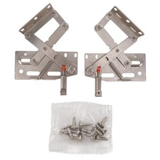 Scissor Spring Hinge 45 Degree Cold Rolled Steel Nickel Plating Hydraulic