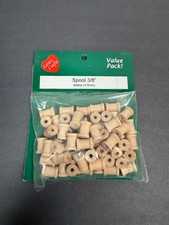 Lara's Crafts SPOOL 3/8" Set Unfinished Wooden Accessories V10013