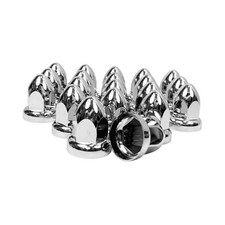 Pack Lug Nut Covers for Semi Trucks, 33mm by 2-1/2" Thread On Push-on Nut 20