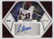 2023 SAGE High Series Auto Red Jalen Brooks #A-JB3 Auto 1u6