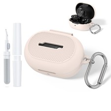 Bose QuietComfort Earbuds Beige Silicone Case Cover Accessory Protector