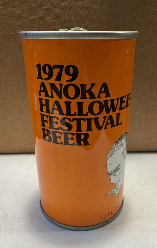 Anoka 1979 Halloween Vampire Festival USA - Vintage EMPTY Beer Can Bar Mancave 
