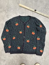 Vintage Talbots Knit Pumpkin Sweater Cardigan...