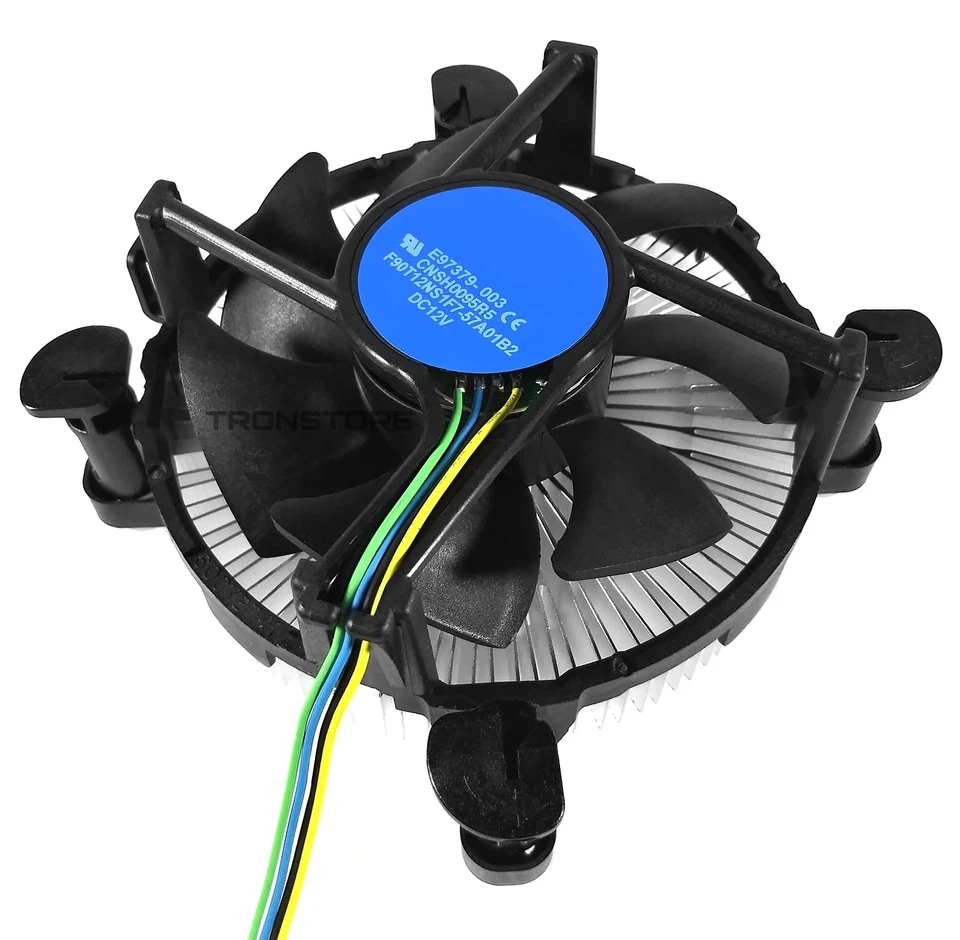 CPU Cooler Aluminum Heatsink 4-Pin PWM 92mm Fan Pre-Applied Thermal Paste for... - Image 2 of 4
