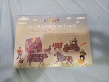 3D Coloring Puzzle Set by Farmehouse kiddory Interactive Toy - BRAND NEW -