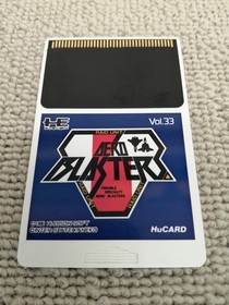 Pc Engine Software Aero Blaster Hudson FME98