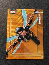 2026 Topps Chrome Marvel #194 Wasp Orange Wave Refractor /25