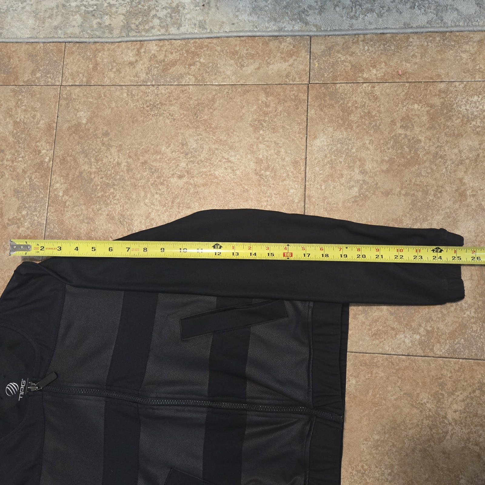 MPG Black Activewear Basic Jacket Full Zip Pocket… - image 7