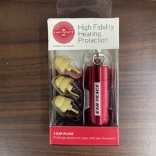 Ear Peace High Fidelity Ear Plugs for Sleep Concert Work  Music 10 Decibels