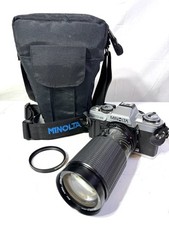 Minolta XG-M 35mm Film SLR Camera, Sigma Zoom-  35-200mm 4-5.6 Lens, Near Mint