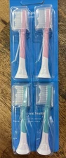 Sonic Vibration Soft Electric Toothbrush Universal Heads 4 Pack New Sealed