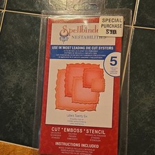 Spellbinders Nestabilities Labels Twenty Six Die Set S5-124 Labels  Frames