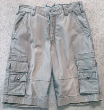 Levis Mens Cargo Shorts Size 31 Vintage Retro Y2K Utility Khaki Brown