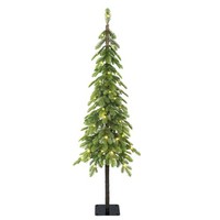 artplants Deko Tannenbaum Hochstamm Molde Deluxe, Leds, 120Cm, Ø20Cm