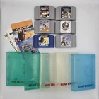 Nintendo 64 N64 6 Games Lot Cleaned F-Zero X Perfect Dark 007 Star Wars OEM Case