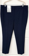 Nine West Pants Womens 20W Short Navy Skinny Mid Rise Stretch NWT Plus Size