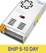 DROK 48V Power Supply AC 110V/220V to DC 0-48V 10A 480W Buck Converter Adjust...