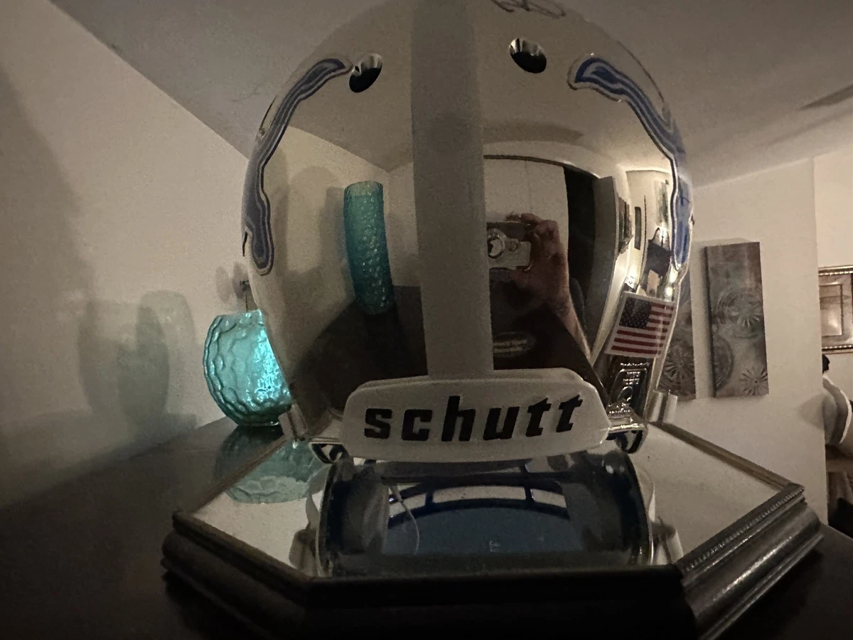 Barry Sanders Signed Detroit Lions FULL SIZE CHROME Helmet COA