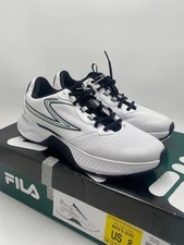FILA Men’s Action Stride Energized Athletic Sneakers Shoes US 8 White
