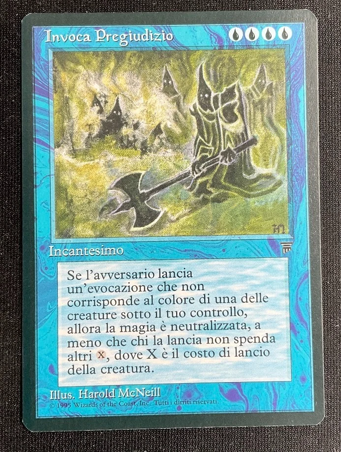 Invoke "Prejudice" Magic the Gathering Legends Italian - Image 3 of 4