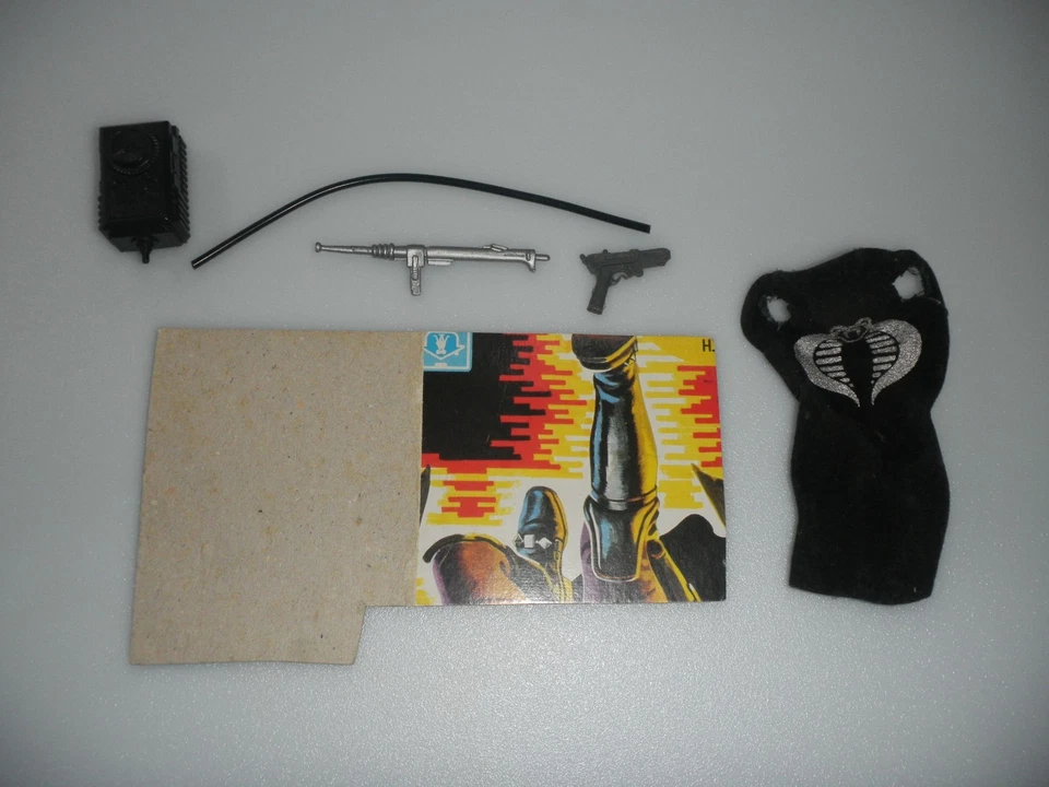 Figura Cobra Dr Mindbender 1986 G.I. GI Joe 3.75 ARAH *Pistola de color incorrecta completa Foto 2 de 4