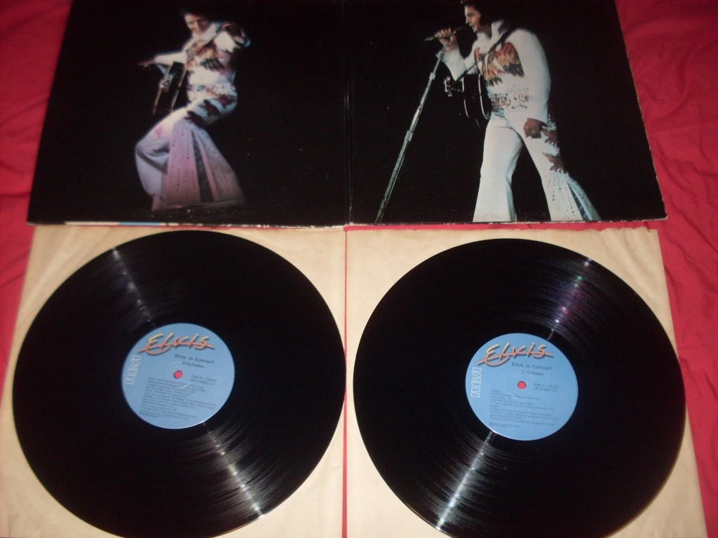 Elvis Presley Elvis in Concert 2 X LP 1972 RCA CPL2-2587 Gatefold US Import