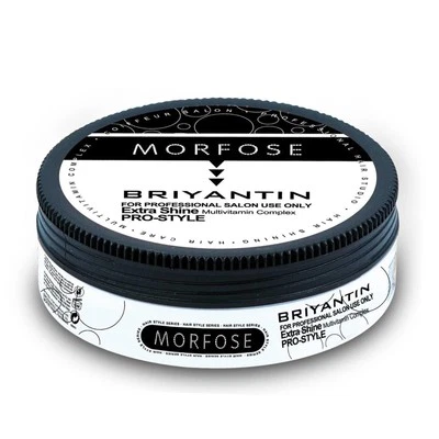 Brilliantine Hair Cream Wax Natural Shine Gloss Morfose Briyantin 175ml