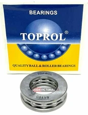 TOPROL 51103 AXIAL THRUST BALL BEARING 17x30x9 mm