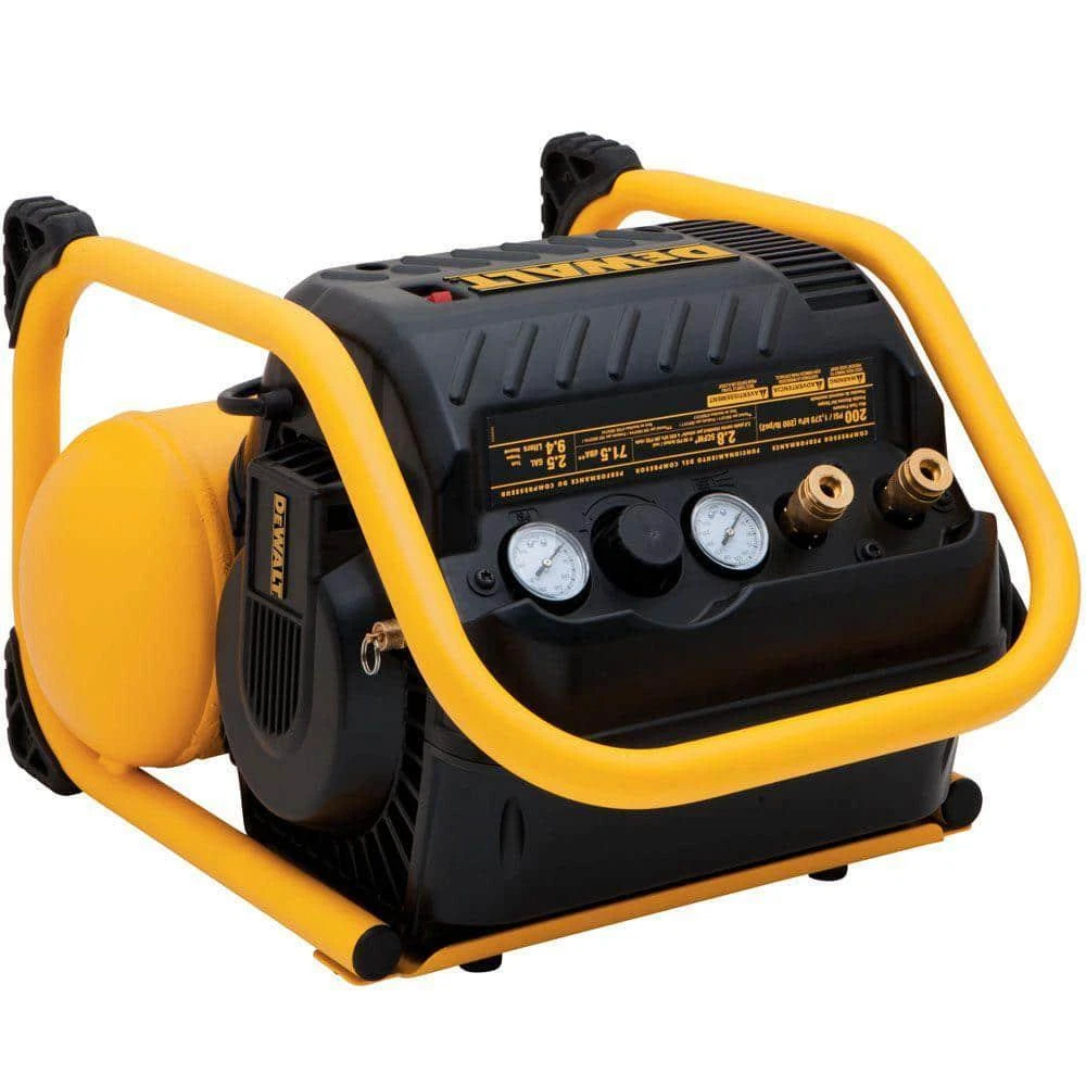Dewalt Air Compressor 2.5 Gal Electric Handle Oil Compressor Tank