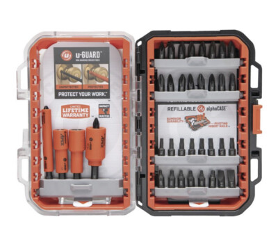 Crescent Apex 37pc u-GUARD Impact Drill Bits CASE Protective Set FREE SHIPPING