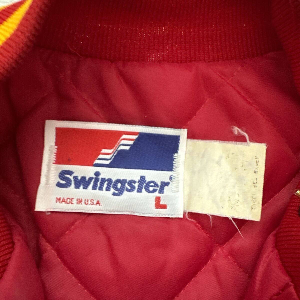 Vintage 80s Swingster US Marines Satin Jacket With Pins Sz Vintage 80s Swingster US Marines Satin Jacket With Pins Sz