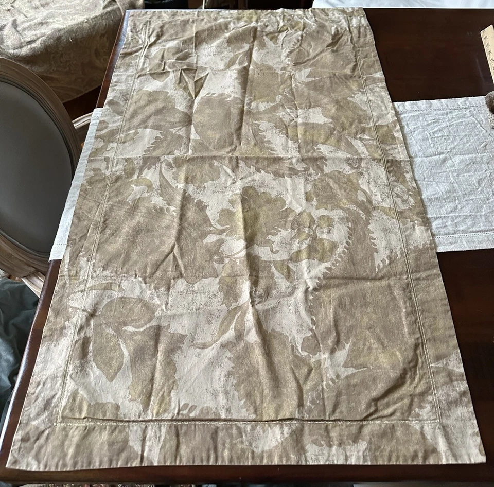 FUNDA DE ALMOHADA FLORAL RALPH LAUREN WESTON PARK ATTLEY (DORADA) KING SHAM Foto 4 de 4