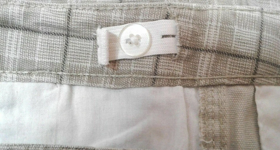 NWT Canyon River Blues Cargo Pants 32H Boys Husky 32W x 27L Cotton Plaid Checked - Image 4 of 4